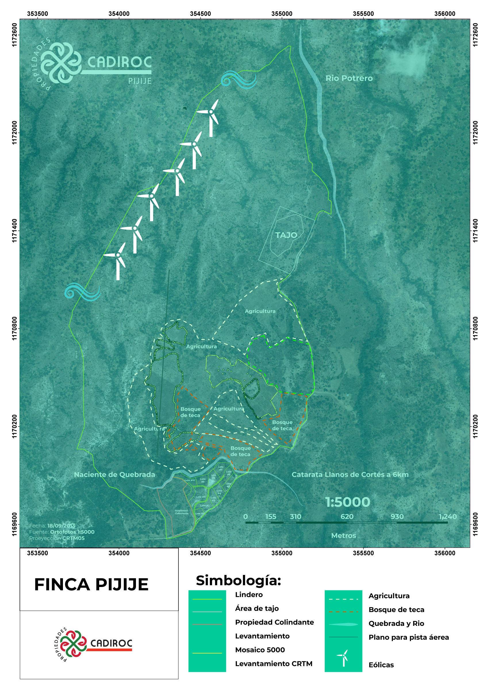 CADIROC Pijije Guanacaste - SE VENDE finca